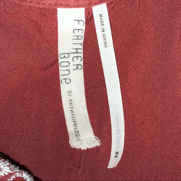 Anthropologie Feather Bone Ynez Eyelet Tunic Dress - Picture 10 of 10